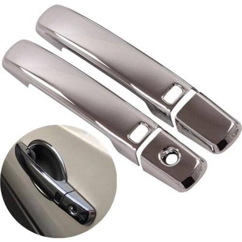 FUNDUOO For Nissan Pathfinder R51 2005 - 2012 New Chrome Car Door Handle Cover Trim Sticker Car Styling Accessories