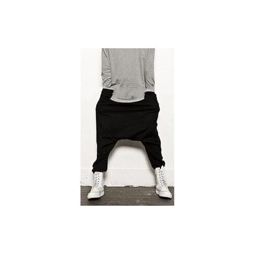 Hot 2020 New Men Clothing Plus Size Spring And Summer Casual Big Crotch Harem Pants Boot Cut Noghtclub Singer Costumes