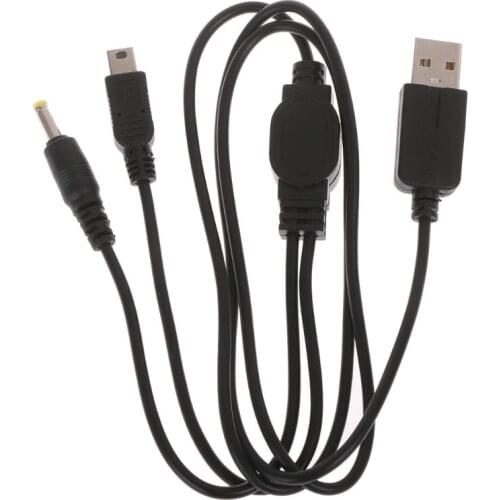 Data Cable Charger Power 2 in 1 USB Data Charge Cable Cord for sony psP 2000 3000 Game Console