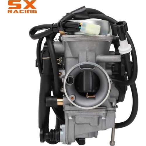 Motorcycles Sliver Aluminum Carburetor Carburador Racing Carb Dirt Bike For Honda Rancher 400 TRX400FA TRX400FGA 2004 2005-2007