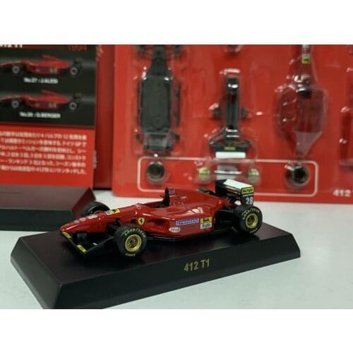1/64 KYOSHO FERRARI 412 T1 Formula ONE F1 RACING #28 Borg 1994 Collection of die-cast alloy assembled car decoration model toys
