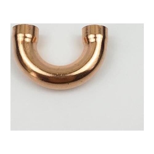 Copper 180 Elbow Plumbing Pipe Fitting Water Gas Oil Scoket Weld Coupler End Feed 180 Deg 22mm x1.2mm x68