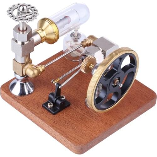 Adjustable Speed Stirling Engine Model Science Experiment Engine Toy With Vertical Flywheel Physics Steam Power Toy Men Gifts