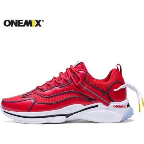 ONEMIX 2019 Man Running Shoes Atheltic Shoes for Men Top Sport Shoe Outdoor Sneakers Mesh Breathable Walking Footwear Sport