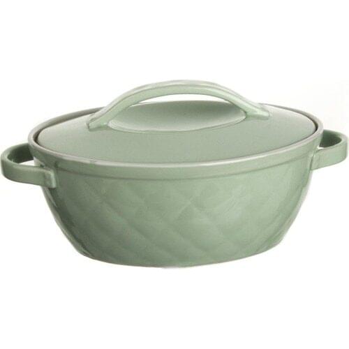 Ultraform Moderno Medium Size Oval Oven Pot Green