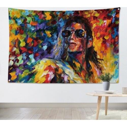 Famous Singer Posters Rock Music Stickers Pop Rock Band Flag & Banner HD Canvas Printing Art Tapestry Mural Wall Decoration