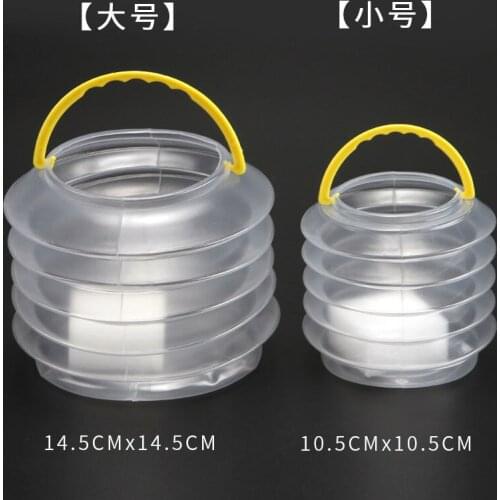 Portable Foldable Painting Brushes Holder,Telescopic Washing Pen Bucket Painting Tools,M/ L