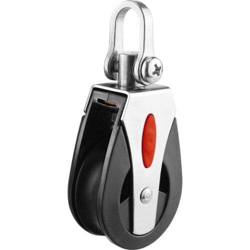 MagiDeal 1500Lb Sheave Block Universal Single Pulley Swivel Boat Rope Runner