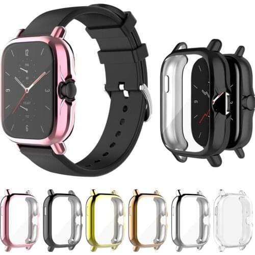 TPU Full Screen Protective Case Cover For Huami Amazfit GTS 2/GTS 2e Watch Protective Shell Bumper For Amazfit GTS 2e
