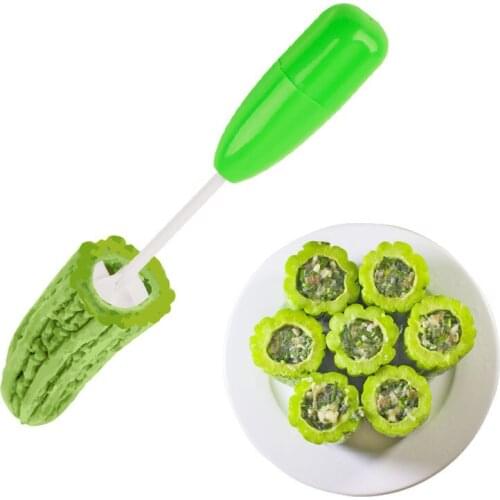 1SET New Vegetable Spiral Cutter Spiralizer Meat Filling Tool Plastic Tomato Eggplant Cutter Kitchen Tool QA 122