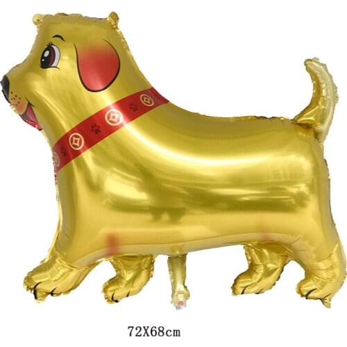 1PC 72*68cm LargeCartoon Dog Balloon Aluminum Foil Balloons Birthday Party Decorations Kids Toy Supplies Globos