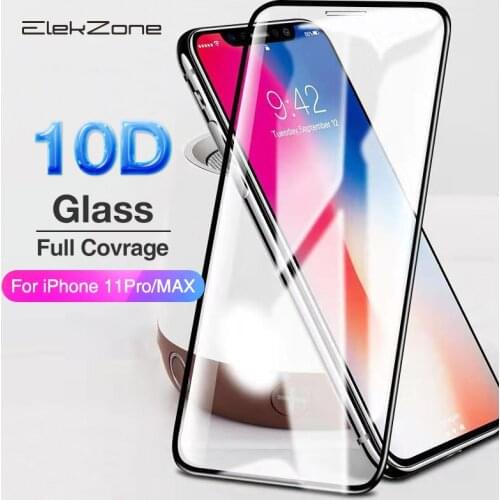 10D protective glass for iPhone 11 Pro MAX XR screen protector for iPhone 12 X XS 6 6S 7 8 plus protection For iPhone 12 Pro MAX