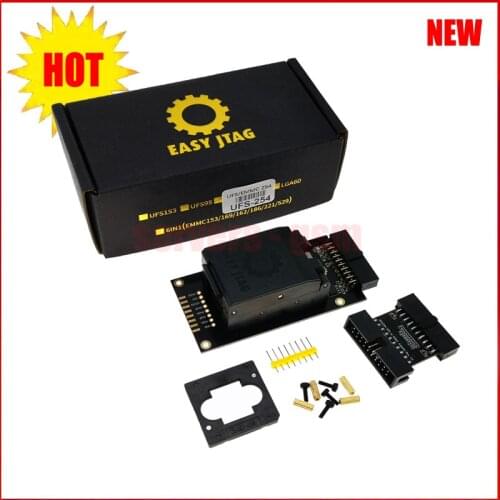 2021 ORIGINAL NEW Easy Jtag Plus UFS BGA-254 Socket / EMMC 254(EMMC +UFS 2 IN 1) Adapter for EASY JTAG PLUS BOX work