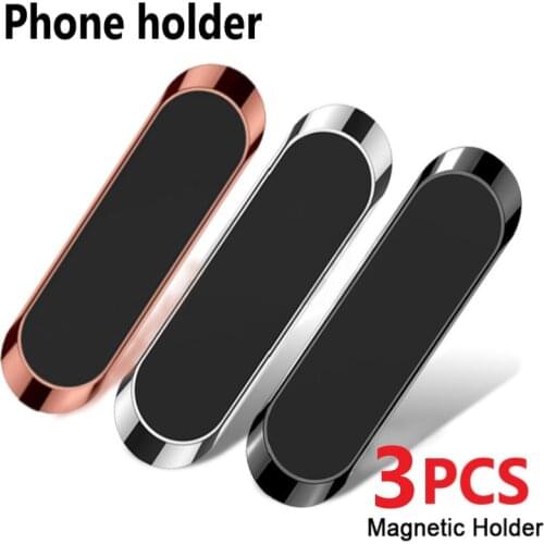3PCS Magnetic Car Phone Holder Magnet Mount Mobile Cell Phone Stand Telefon GPS Support For iPhone Xiaomi MI Samsung LG