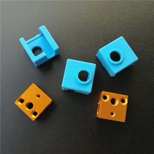 3pcs Creality Ender-3 Silicone Socks Heater Block cover Silicone Insulation for Creality ender-3 CR-10 Tronxy 3D printer
