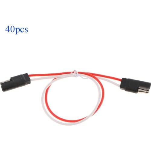40pcs Quick Disconnect 16 Gauge 2 Pin SAE Waterproof Wire Harness