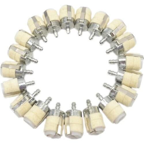 5pcs 10pcs 20pcs Fuel Filter with Cotton For Universal 45CC 52CC 58CC 4500 5200 5800 STIHL Husqvarna Homelite Echo Chainsaw