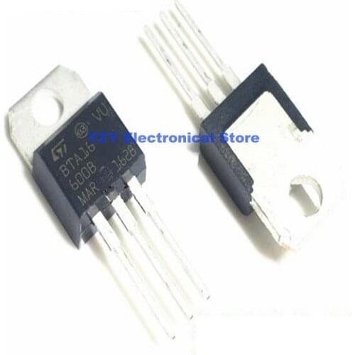 5PCS/LOT BTA10-600B TO-220 BTA10-600 TO220 BTA10 10A TRIACS New Original In stock IC