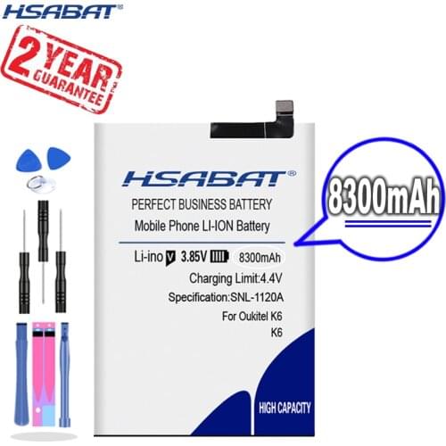 New Arrival [ HSABAT ] 8300mAh Replacement Battery for Oukitel K6
