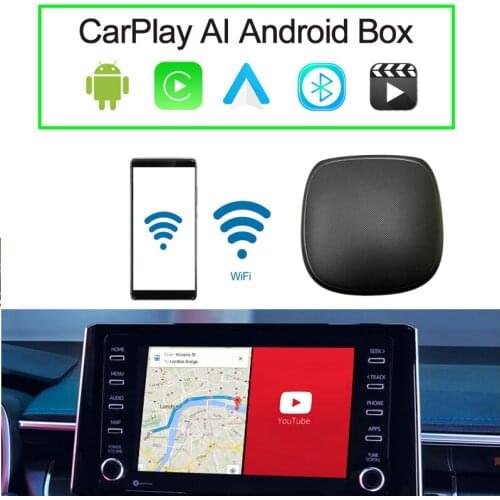 Vehicle Wireless Android System CarPlay AI Dongle Mini Adapter Real Plug And Play Automobile Entertainment Car Video Audio