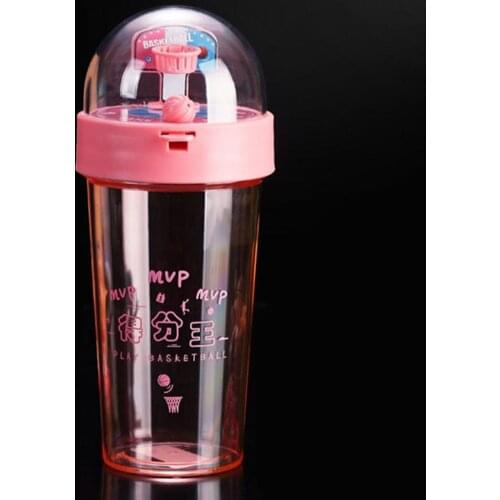 500ml Basketball Water Cup Eco-friendly Large Capacity Portable Fun Sports Shooting Drinking Bottle for Travel