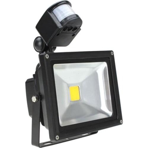 Motion Sensor LED Security Flood Light 10W 20W 30W 50W LED Floodlight AC110V-240V Outdoor light Free shipping