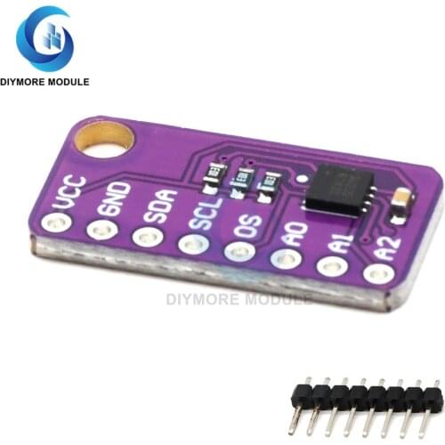 MCU-30205 MAX30205MTA Human Body Temperature Sensor Module 2.7V-3.3V High Precision 16 bits I2C IIC Interface For Arduino