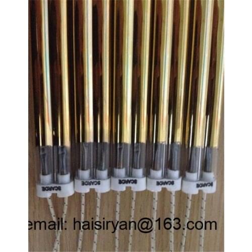 Customized 500w 500mm far Single tube Electric halogen IR quartz glass heate light