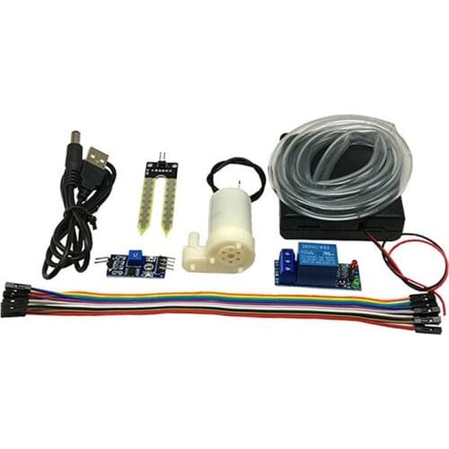 Automatic Flower Watering Pump Package Garden Irrigation Module DIY Water Pump Soil Moisture Detection Plastic Kit