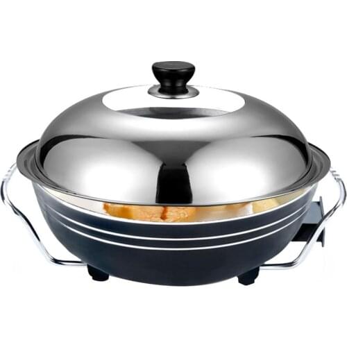 Kitchen Steamer Tempered Glass Pot Cover Anti-Fly Stainless Steel Round Button Frying Pan Visible Cooking Griddle Accessories