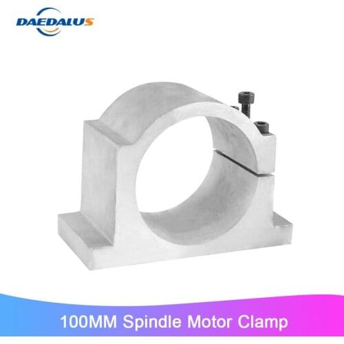 100MM Spindle Motor Clamp Mounting Bracket With Screws For CNC Spindle Motor Milling Engraver Machine