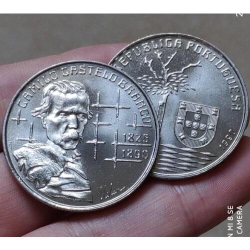 33mm Portugal 1990 ,100% Real Genuine Comemorative Coin,Original Collection