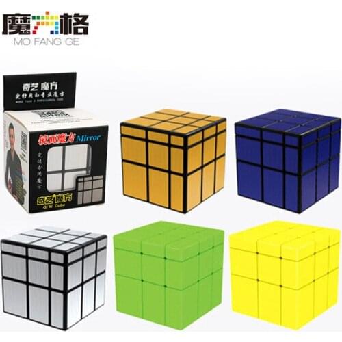 QiYi Mofangge Mirror Magic Cube 3x3x3 Deformed Drawing Puzzle Strange Shape Cubo Magico Learning Education Toys For Children