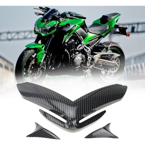 Motorcycle Front Fairing Aerodynamic Wing Cover for Kawasaki Z900 Z 900 2017-2020