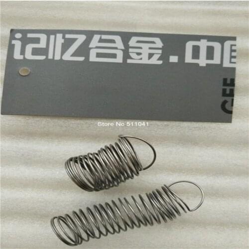 Nitinol wire spring ,NiTi SMA Springs 2pcs samples