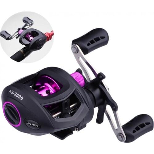 Left / Right Hand Baitcasting Fishing Reel 7.0:1 5.5KG /12LB Bait Casting Wheel for Boat Raft Bridge Lure Fishing