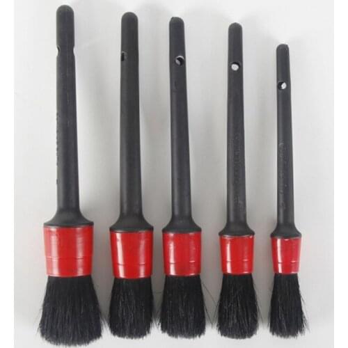 5pcs Detailing Brush Car Wash Brush for Washing Car Interior Cleaning Wheel Gap Rims Dashboard Air Vent Trim Tool MO-A75