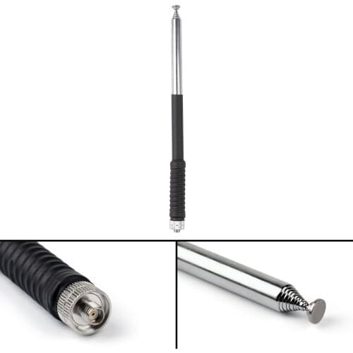 Artudatech Collapsible 8-45" Telescopic Antenna SMA Female FM Radio VHF 136-174MHZ 20-150cm for Baofeng UV82 UV5R