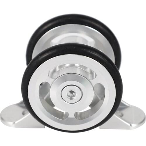 Folding Bike Easy Wheel Bicycle Mudguard Bearing Double Wheel Rear Fender Wheel for Brompton Folding Bicycle Accessories