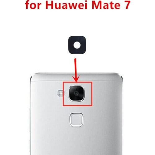 2pcs for huawei mate 7 Camera Glass Lens Back Rear Camera Glass Lens with Glue Replacement Repair Spare Parts