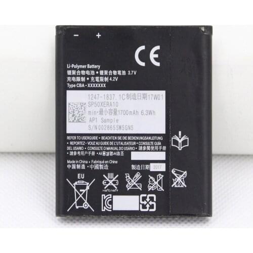 10pcs/lot 1700mAh Replacement Battery For SONY Xperia S LT25i Xperia V LT26i AB-0400 BA800 Genuine Phone Battery