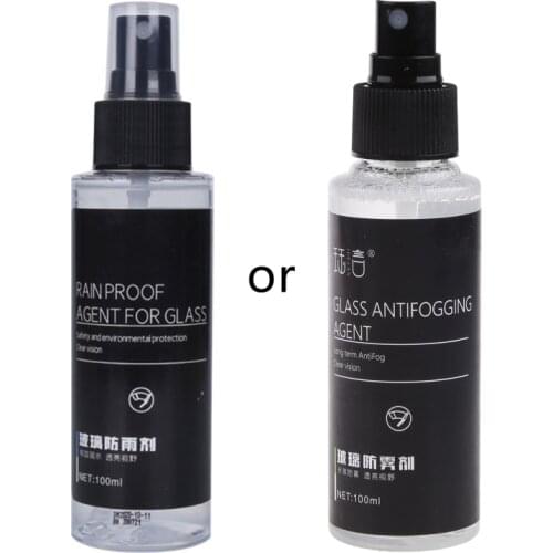 100ml Nano Anti Fog Agent Car Windshield Glass Defogger Rearview Mirror Cleaner Anit-fog spray Antifogging Agent