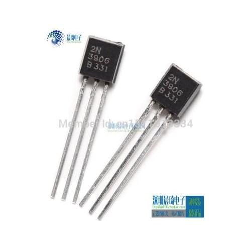 100PCS 2N3906 3906 TO-92