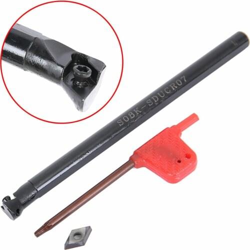 30pcs S08K SDUCR07 S08K-SDUCR07 Turning Tools cutter lathe Inner hole cnc tool holder lathe tools for DCMT07 carbide insert