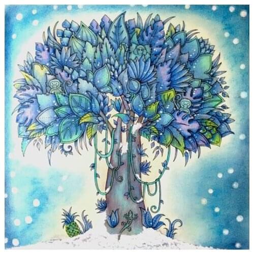 5D DIY Diamond Painting Cartoon Tree Animals Full Frill Embroidery Cross Stitch Mosaic Crafts Kits Home Decor Christmas Gift