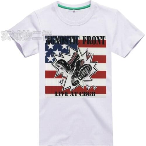 Agnostic Front Rock Brand men shirt 3D High Quality new mma hot items fitness Punk Hardrock Heavy Dark Metal 100%cotton 02