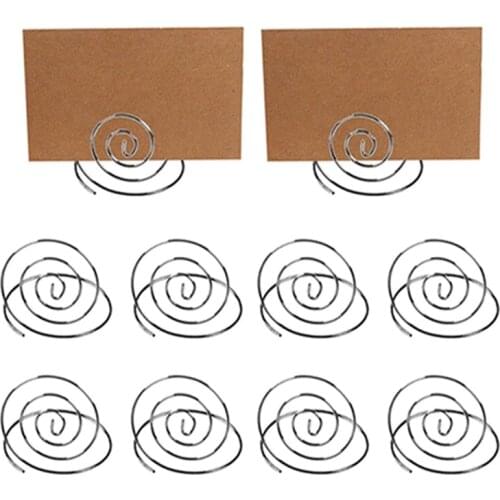 Hot Sale Multifunction rotating table number photo holder representative wedding party party personality card holder 10pcs/pack