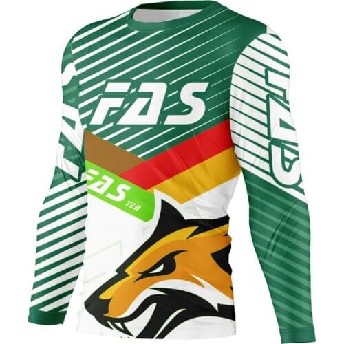 Men Cycling Downhill DH Jersey Quick Dry Long Sleeve MTB Shirts Mountain Bike Wear Maillot Ciclismo Clothing