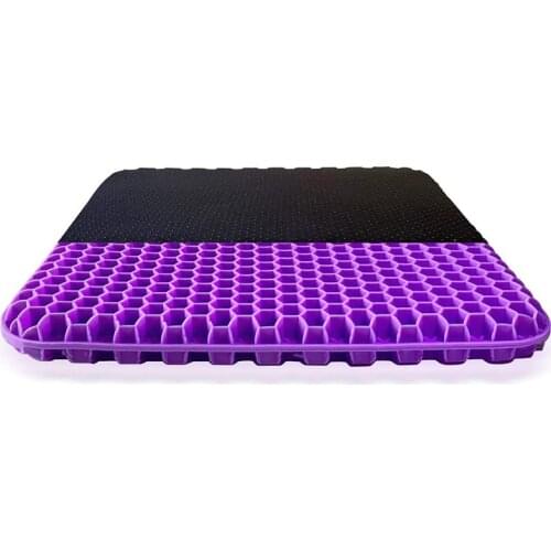 Gel Seat Cushion Enhanced Double Non-Slip Seat Cushion for Pain Relief for The Car or Chair Sciatica Back Pain Relief