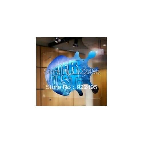 GOOD PRICE 100inch 4:3 Adhesive Rear Projection Screen Film High Resolution / Holographic Projection Screen Foil